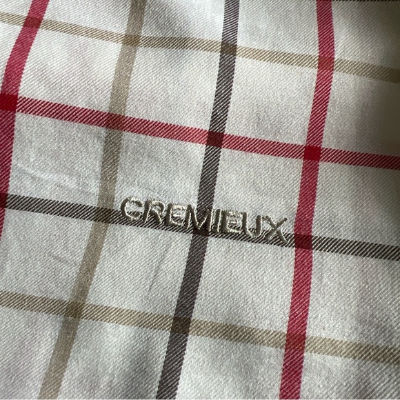 Daniel Cremieux Men’s Cream/red/gray Long Sleeve Plaid Button Up Size L - Picture 12 of 14